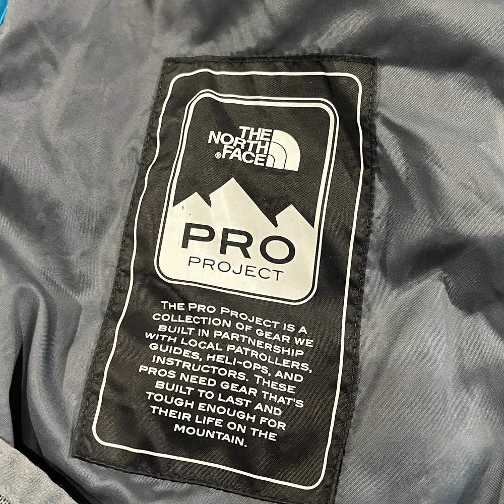 The North Face Pro Project Goretex Jacket Mens 2XL Ski Snowboard‎ Hood Blue Gray